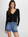 Gilet manches longues col en V
