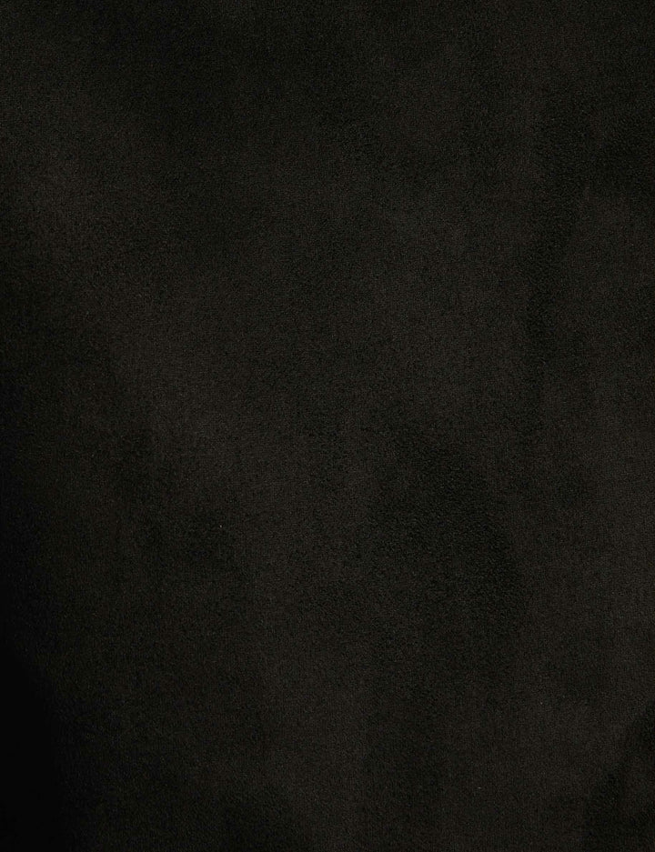 Manteau long suédine
