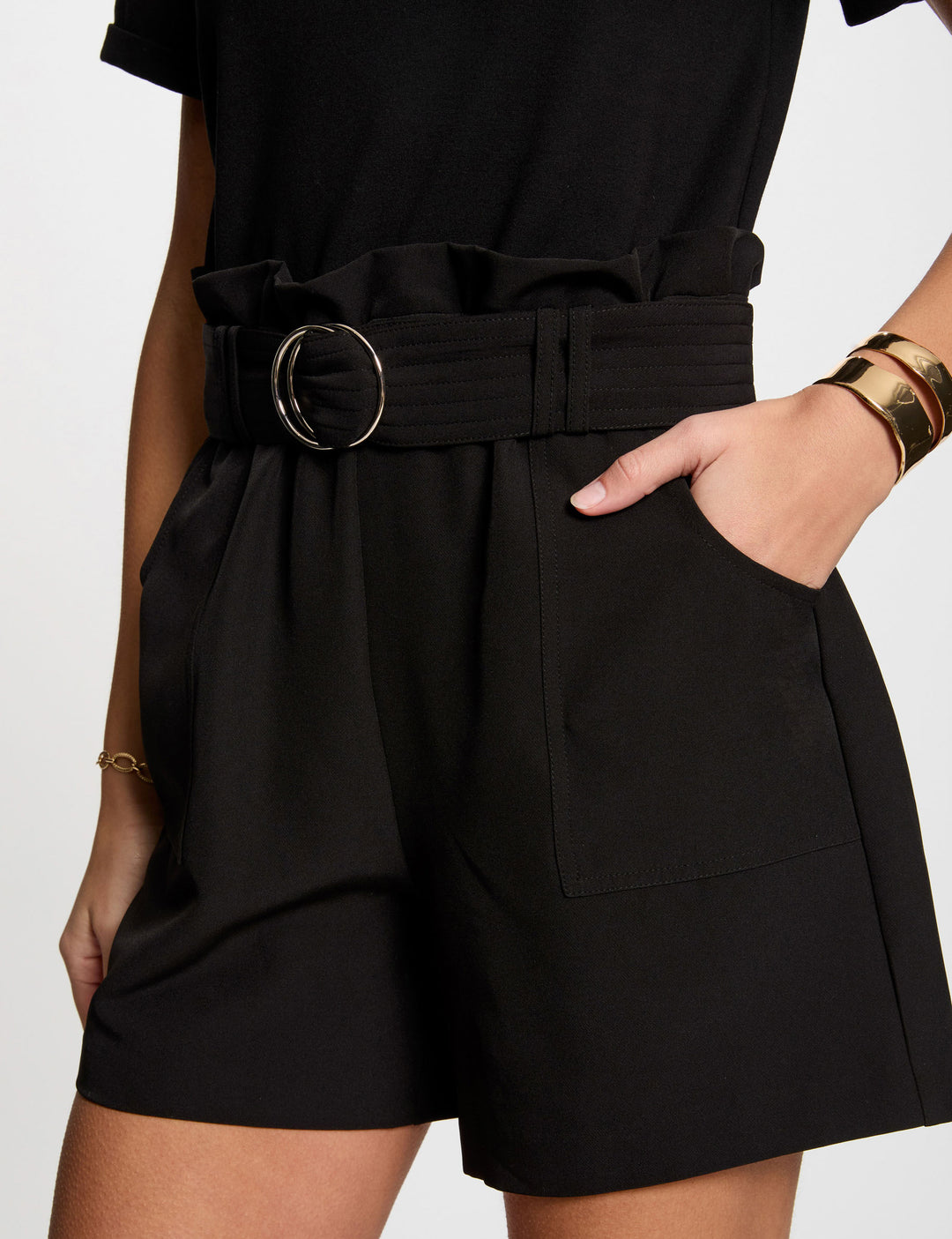 Combishort ceinturée
