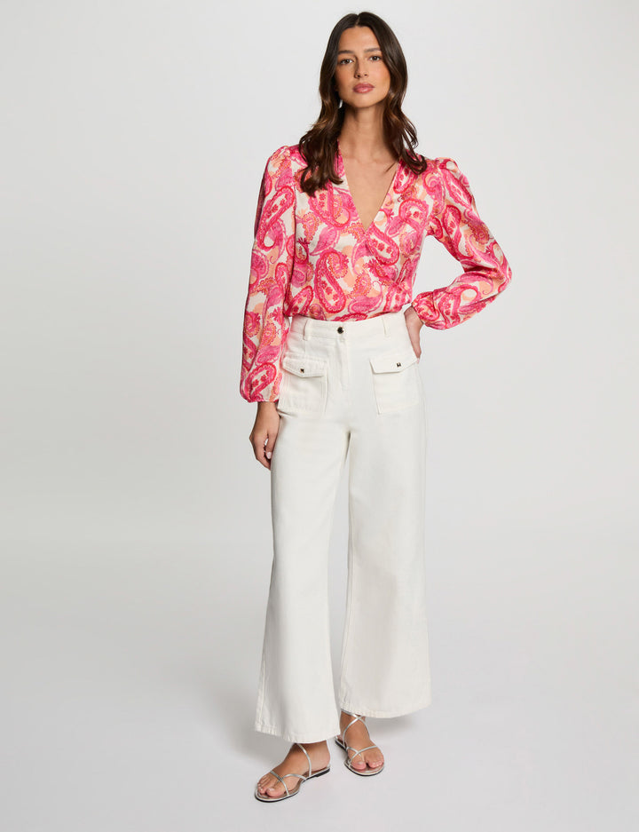 Blouse manches longues