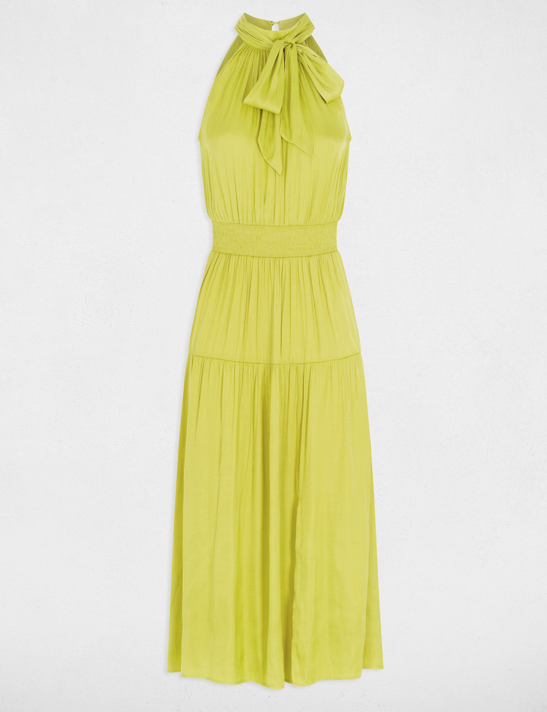 Robe longue droite fluide