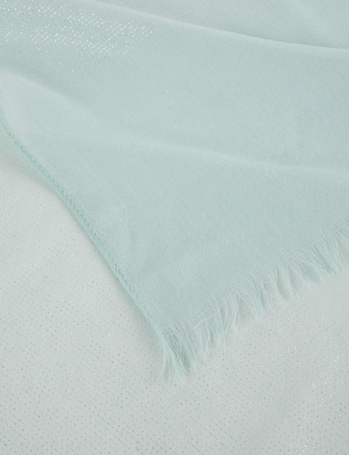 Foulard avec détails fils métallisés