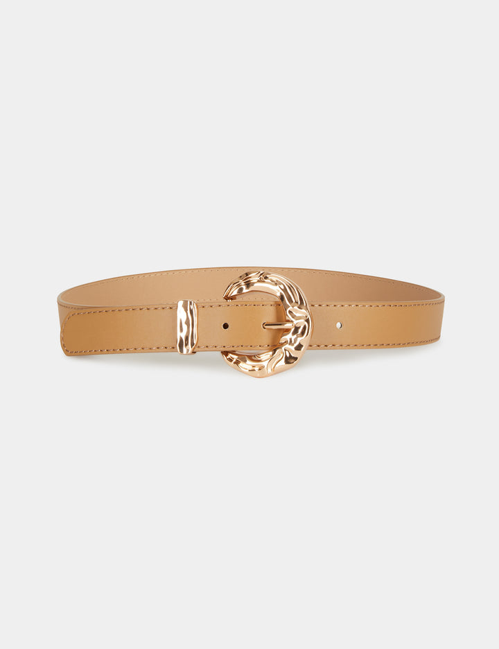 Ceinture avec boucle martelée