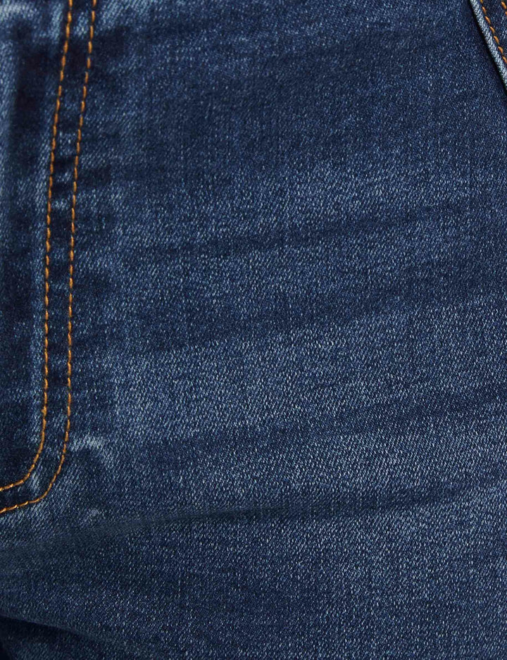 Jeans slim à  pont