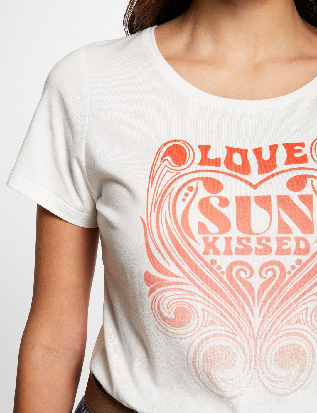 T-shirt à  inscription