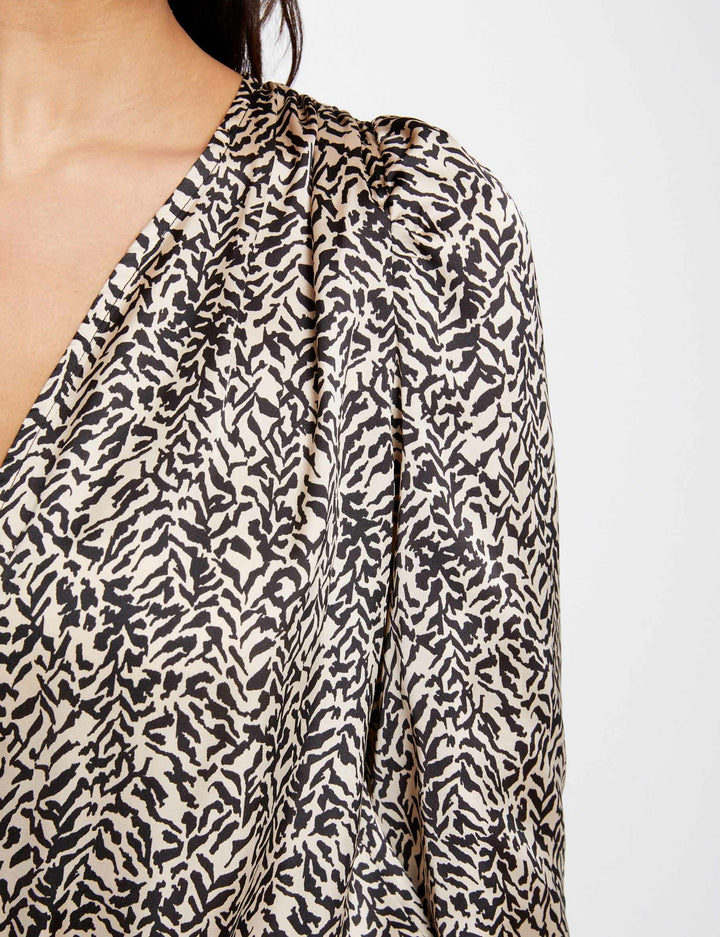 Chemise manches longues imprimée