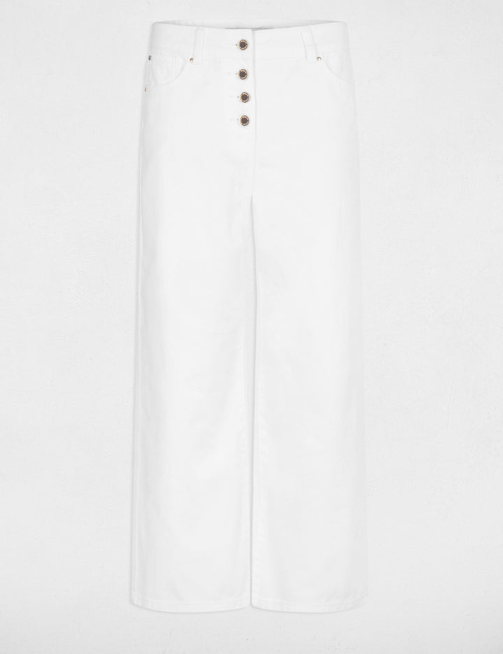 Jeans droit 7/8ème