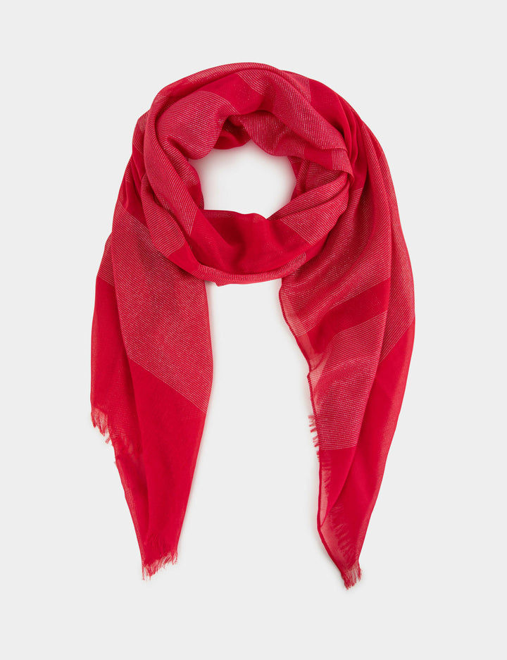Foulard avec détails fils métallisés