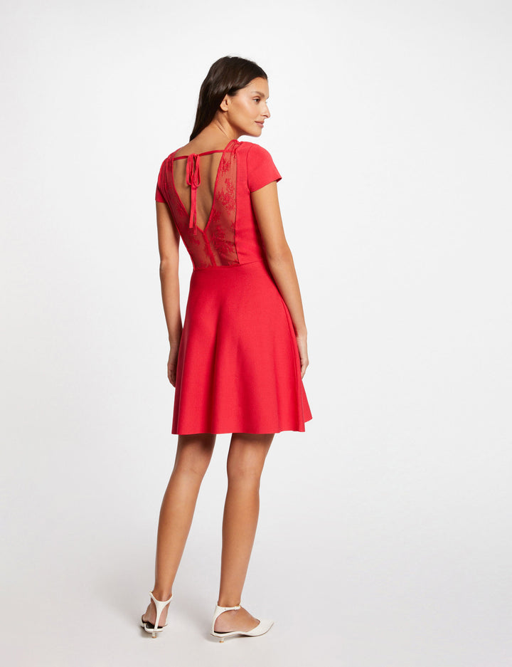 Robe tricot courte patineuse