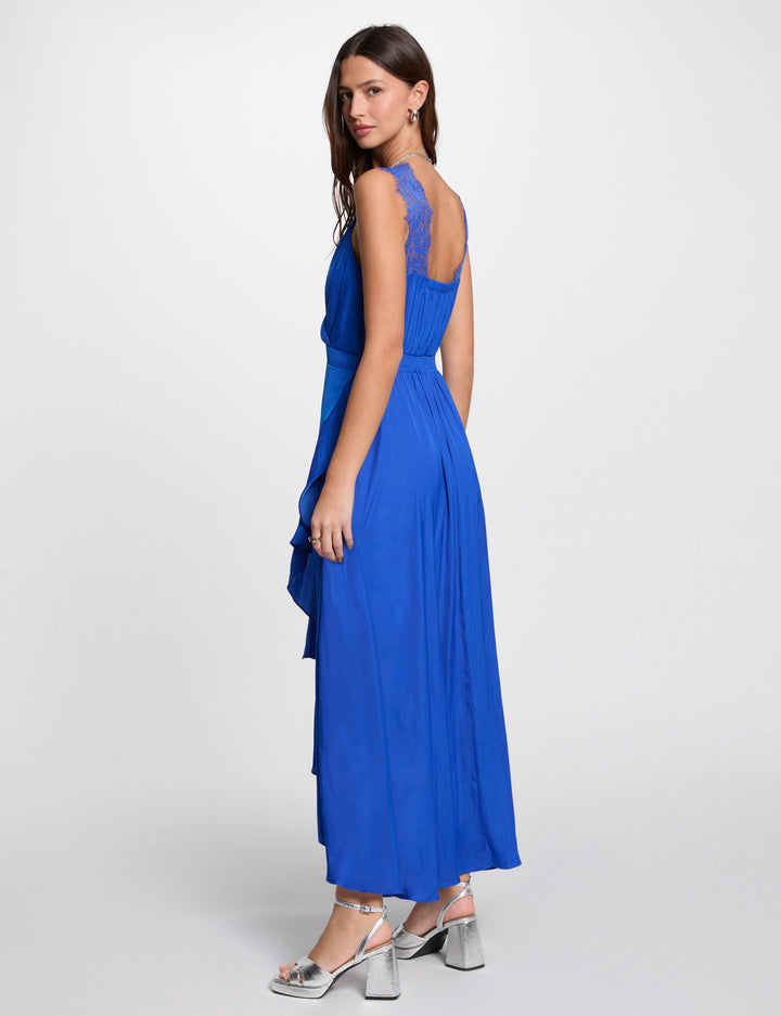 Robe longue droite fluide