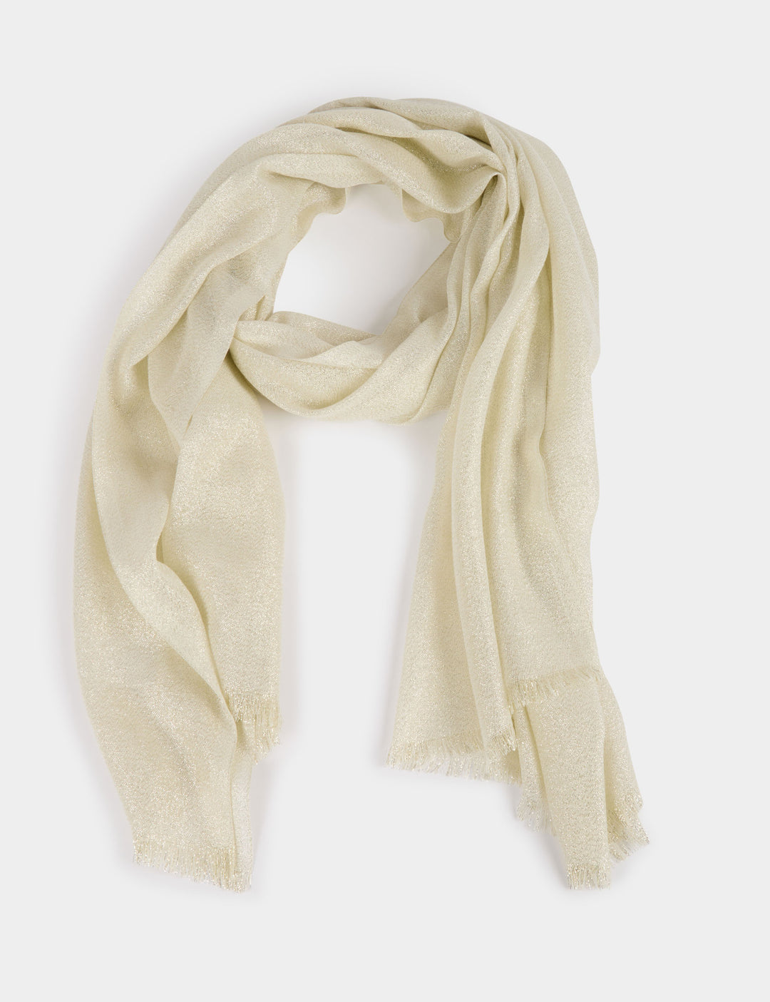 Foulard fils métallisés