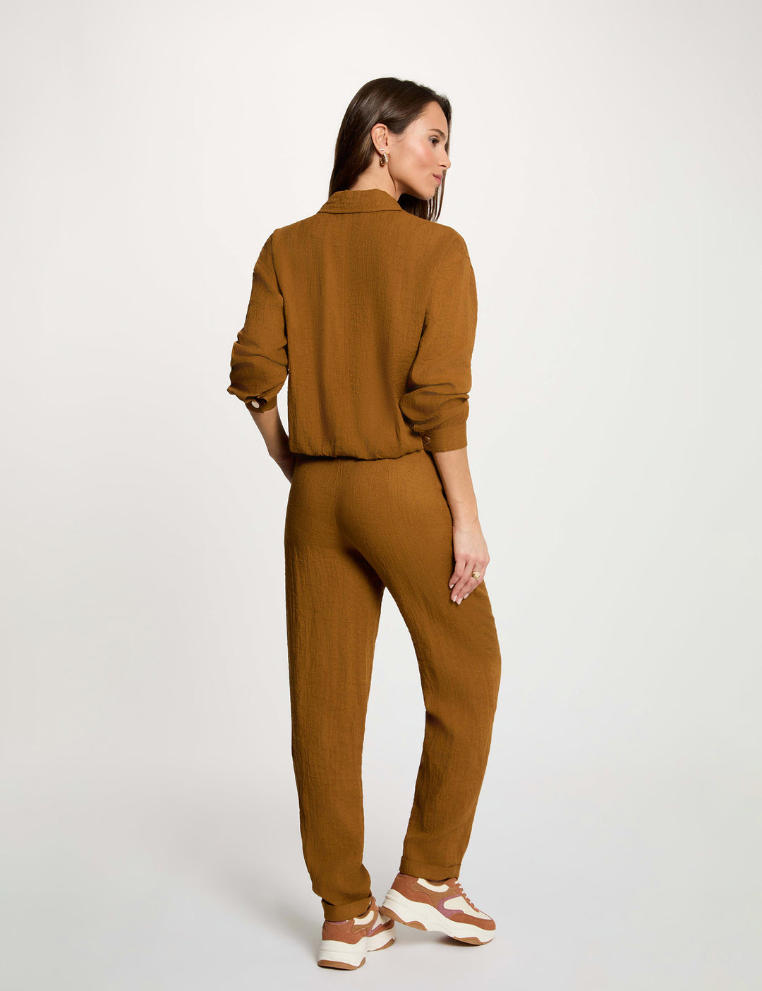 Veste oversize plissée