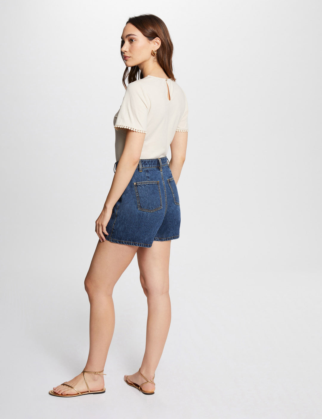 T-shirt manches courtes brodé