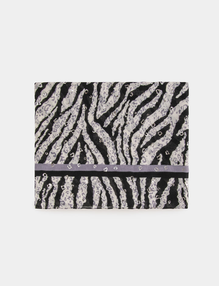 Foulard imprimé animalier