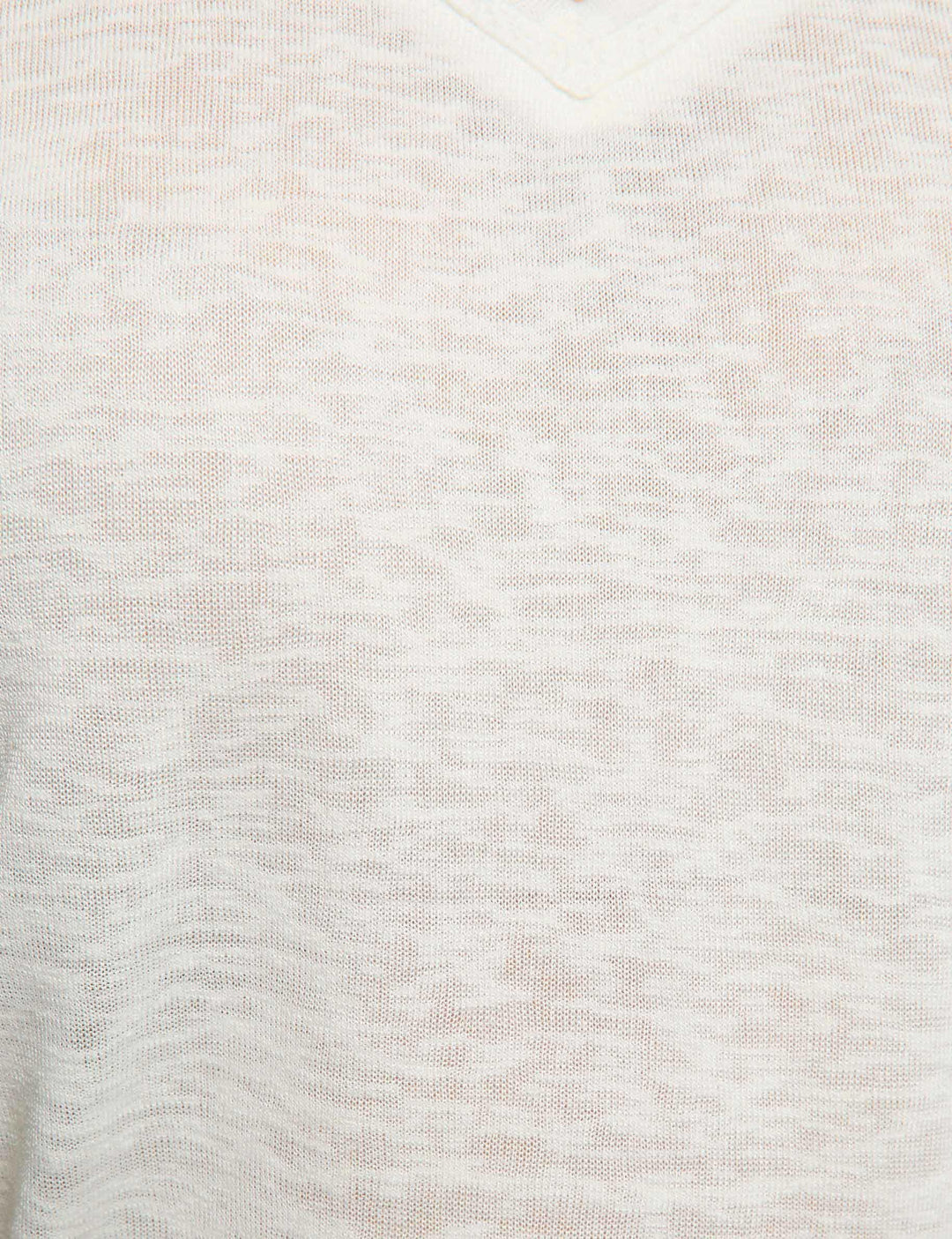 T-shirt col v manches courtes