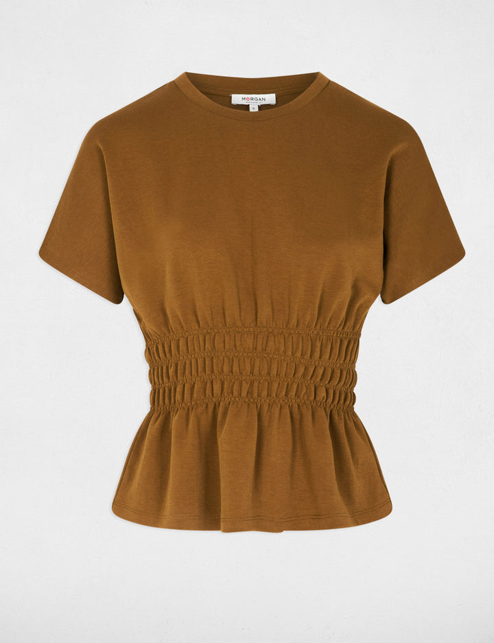 T-shirt droit col rond