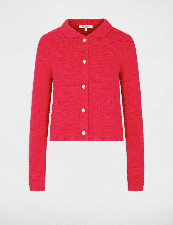 Gilet manches longues boutonné