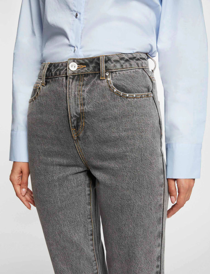 Jeans droit 7/8ème