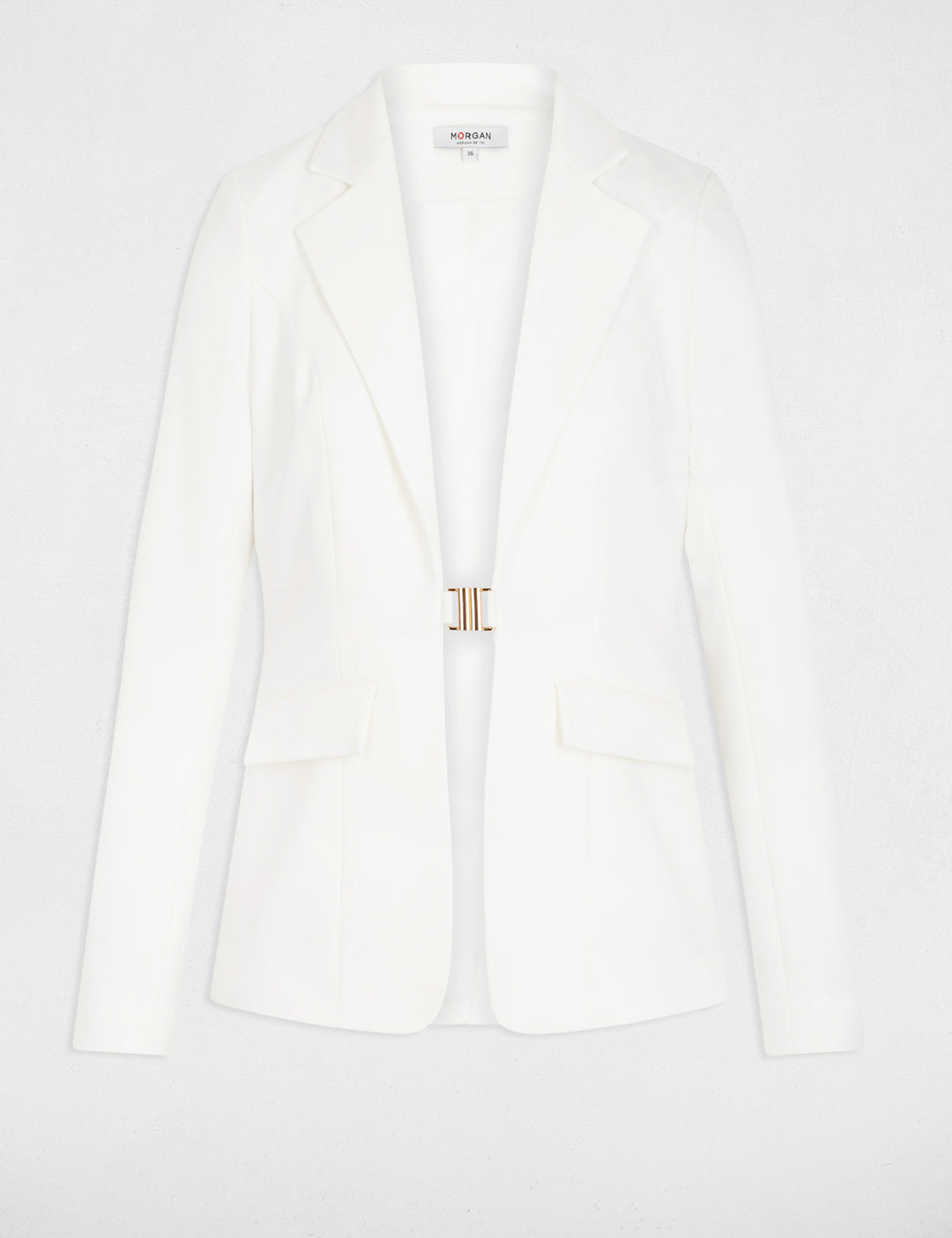 Veste cintrée avec agrafe