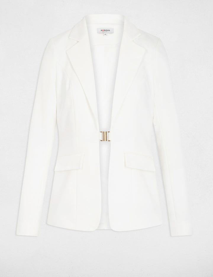 Veste cintrée avec agrafe
