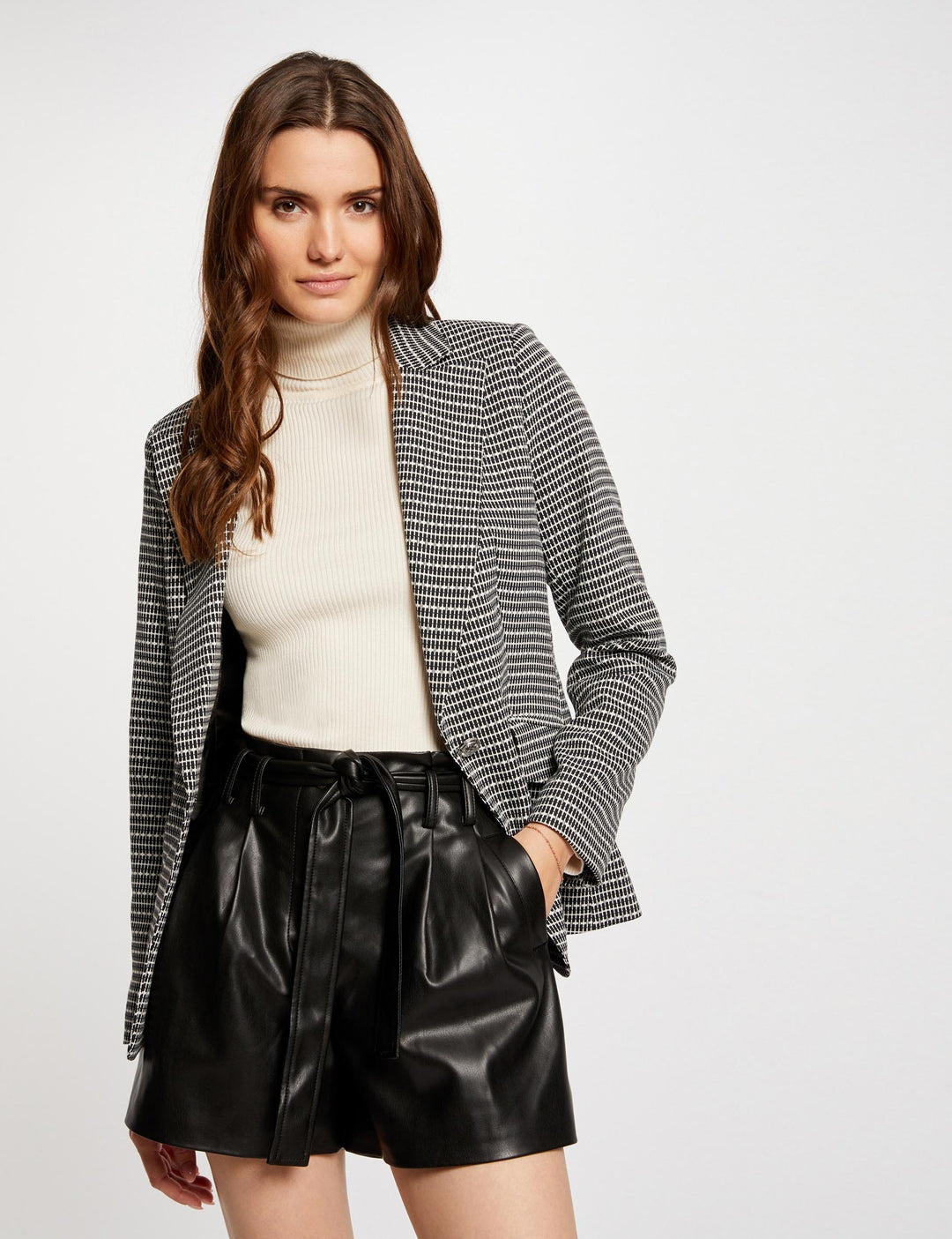 Blazer imprimé géométrique