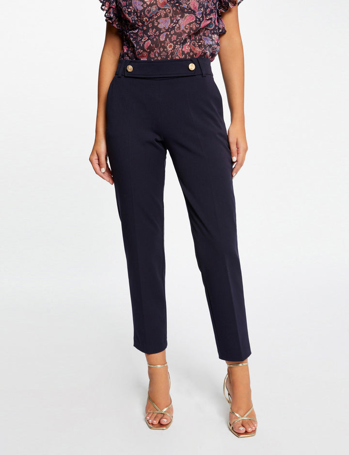 Pantalon tailleur ajusté 7/8ème