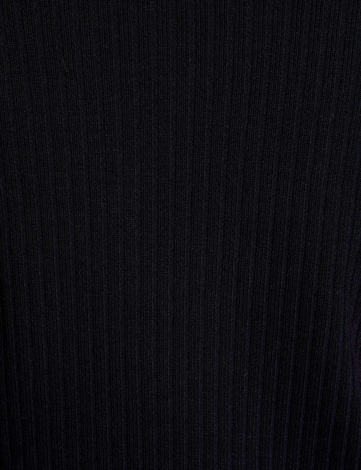 Gilet manches longues côtelé