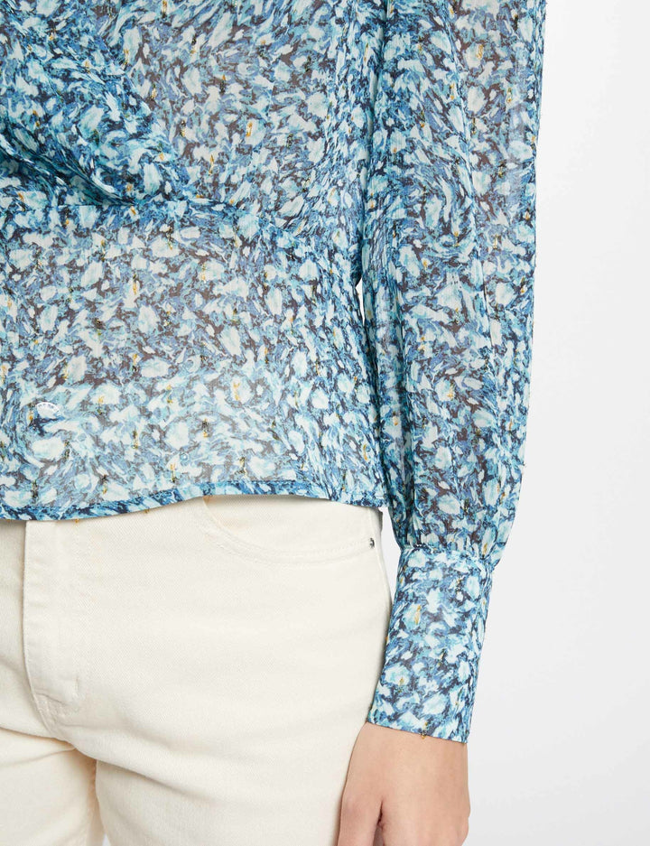 Blouse imprimé abstrait