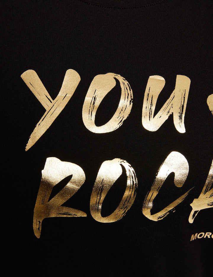 T-shirt à  inscription