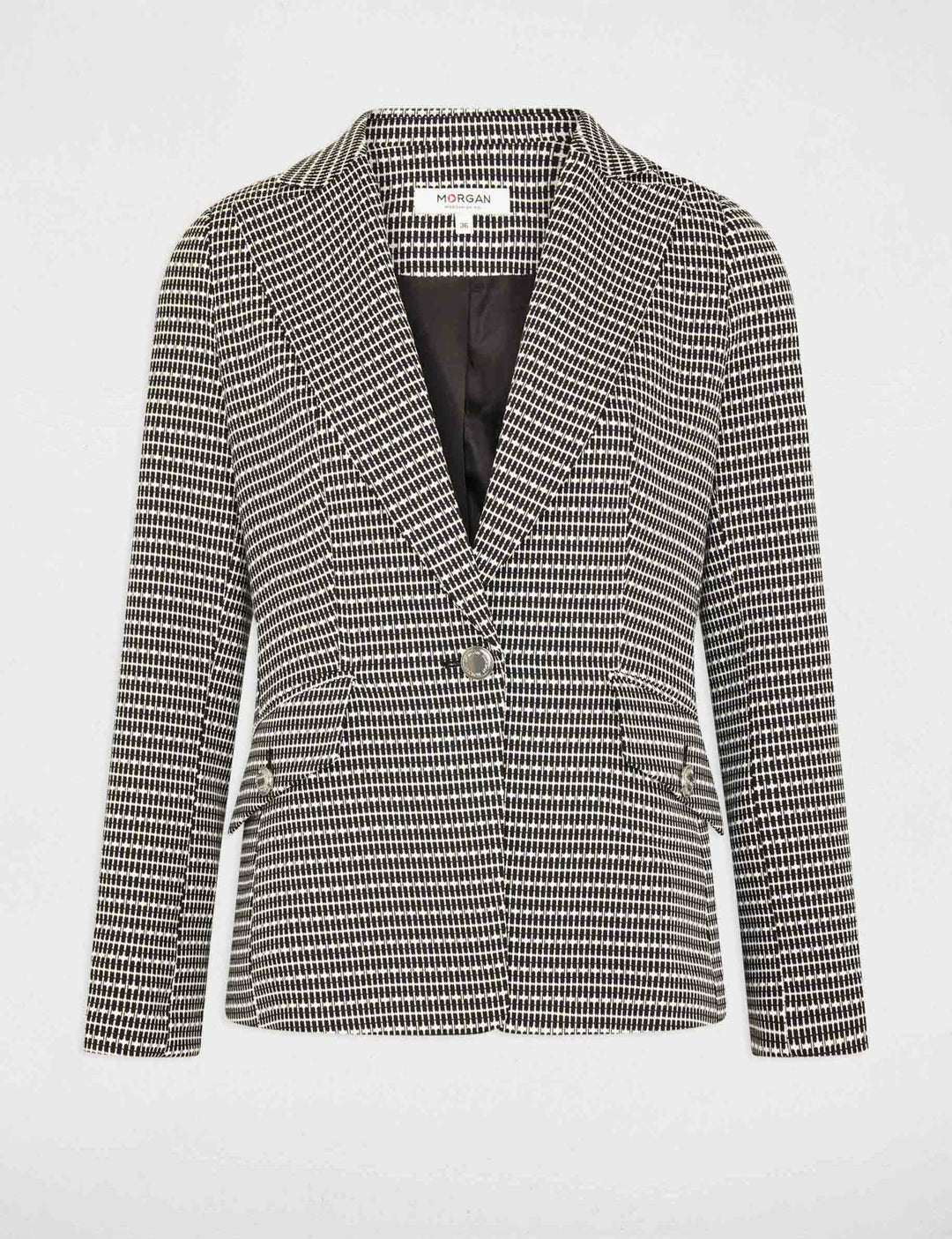 Blazer imprimé géométrique
