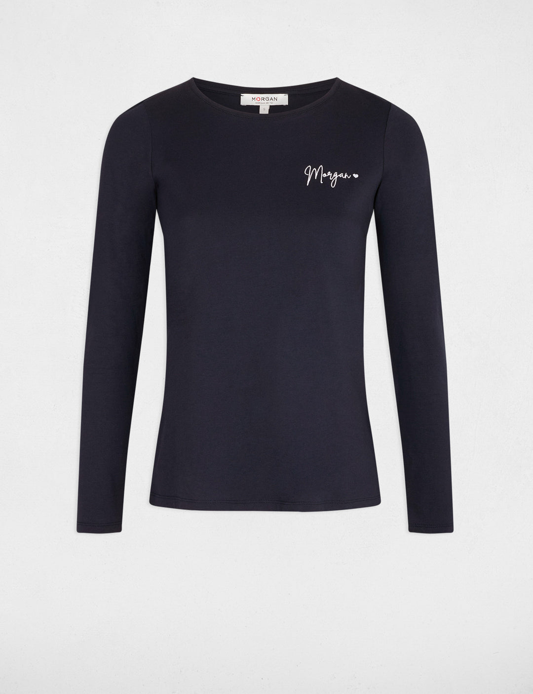 T-shirt manches 3/4 brodé