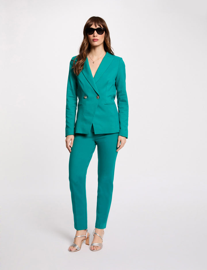 Blazer cintré boutonné