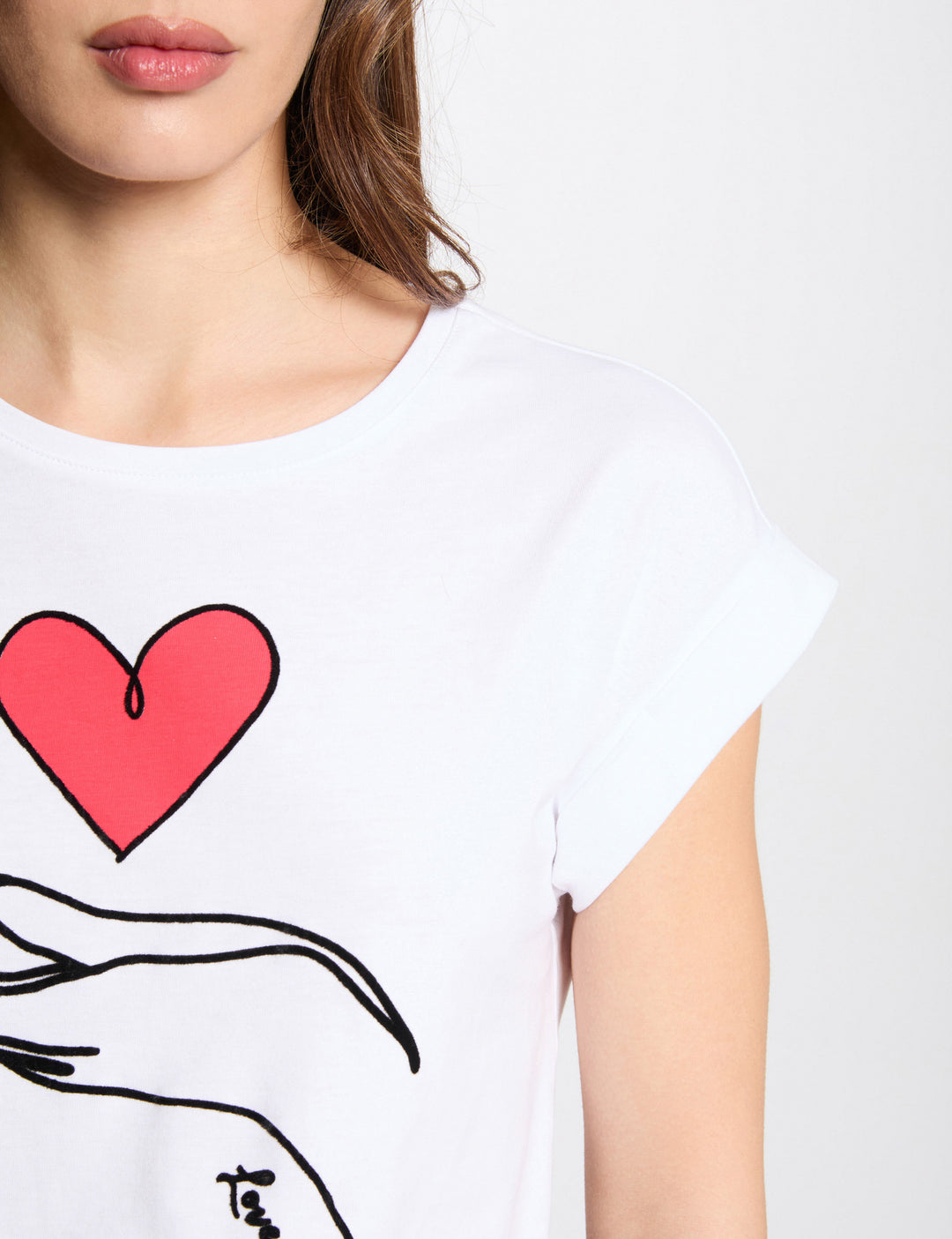 T-shirt à  inscription