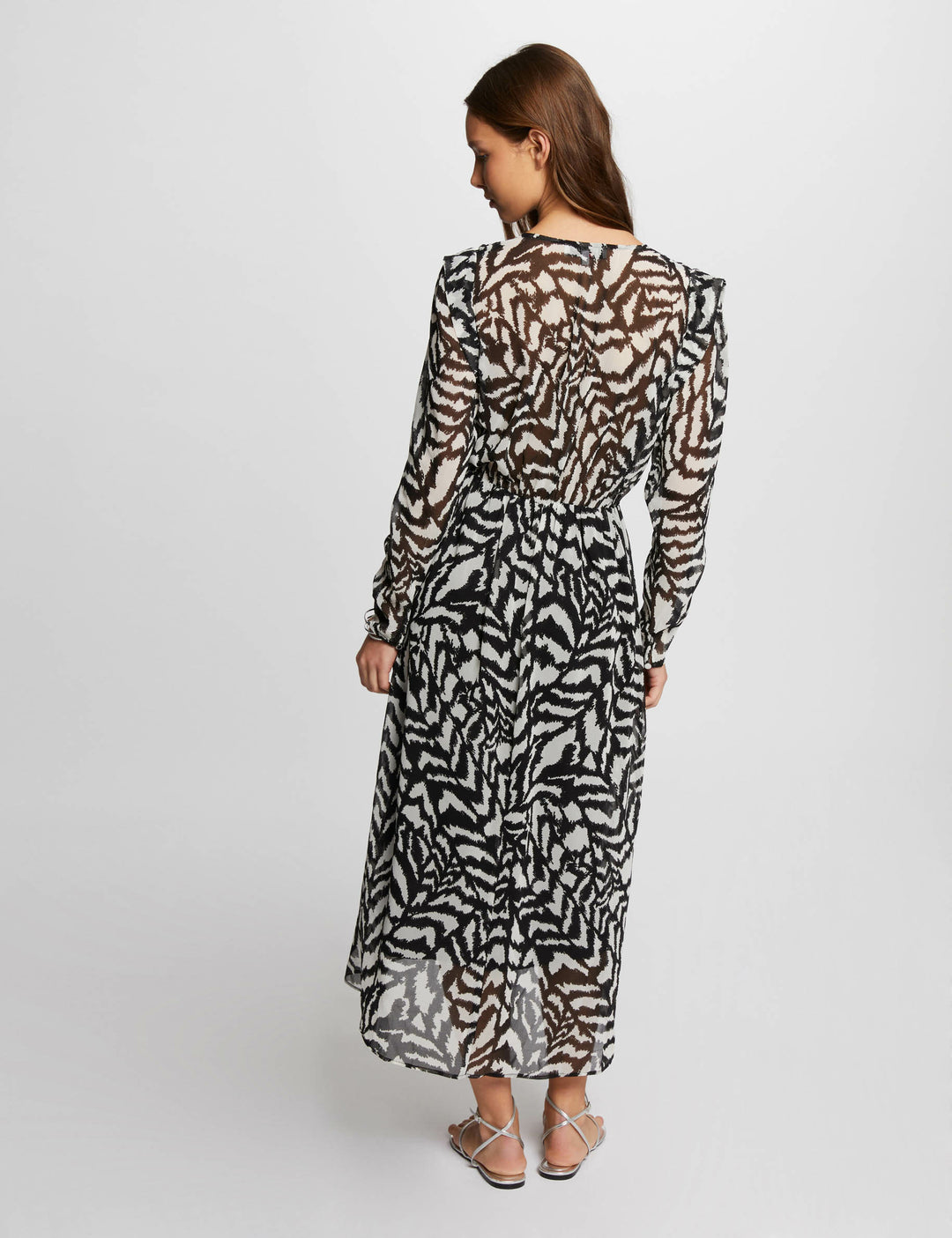 Robe longue imprimée