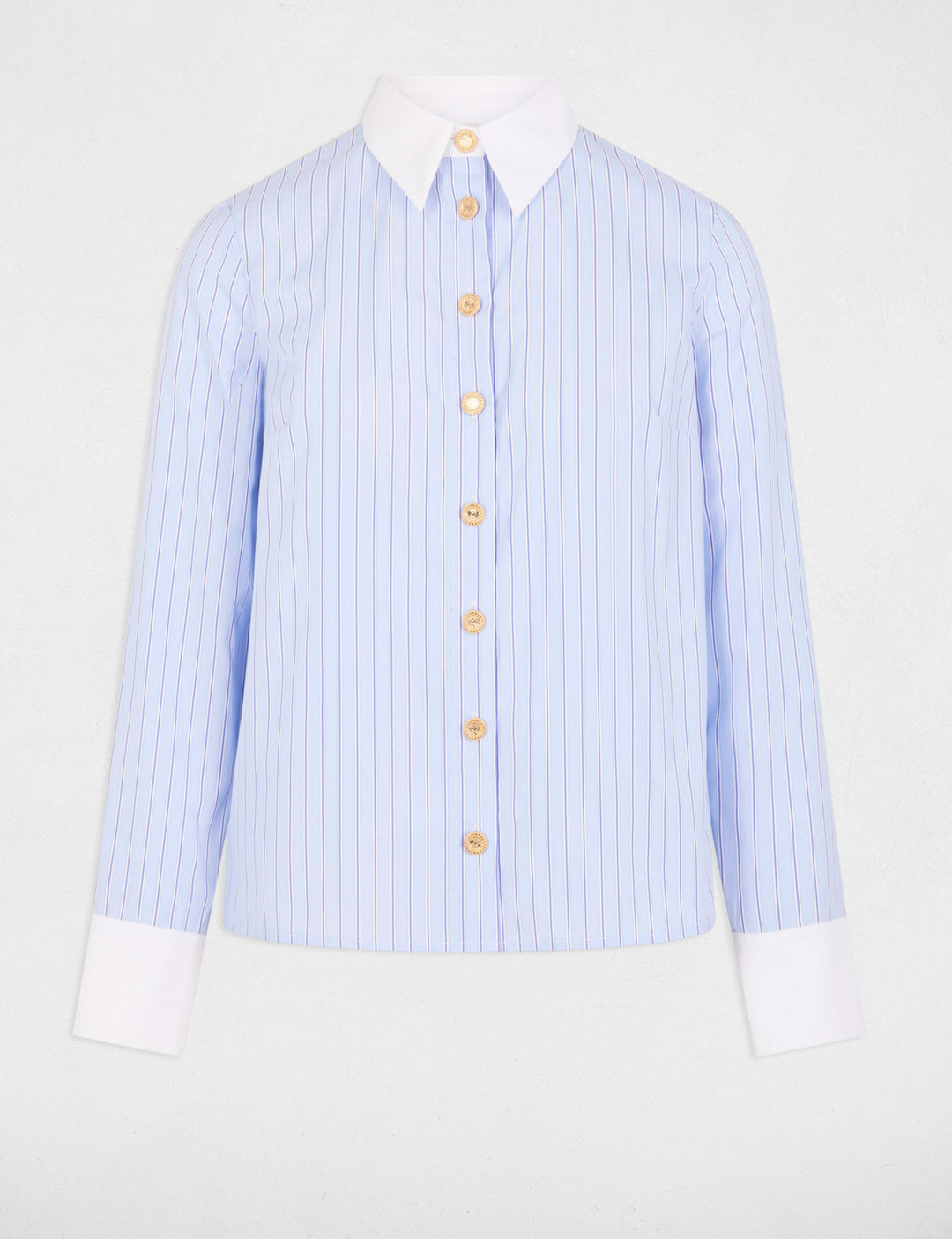 Chemise manches longues rayée