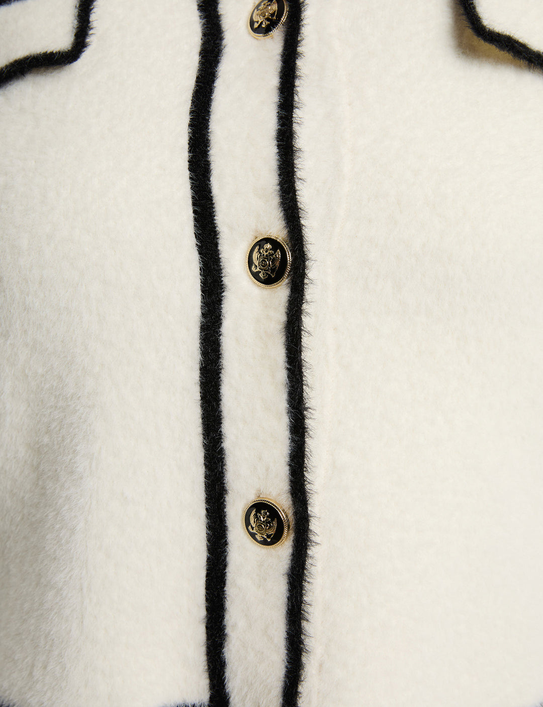 Gilet court fluide