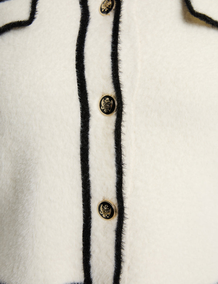 Gilet court fluide