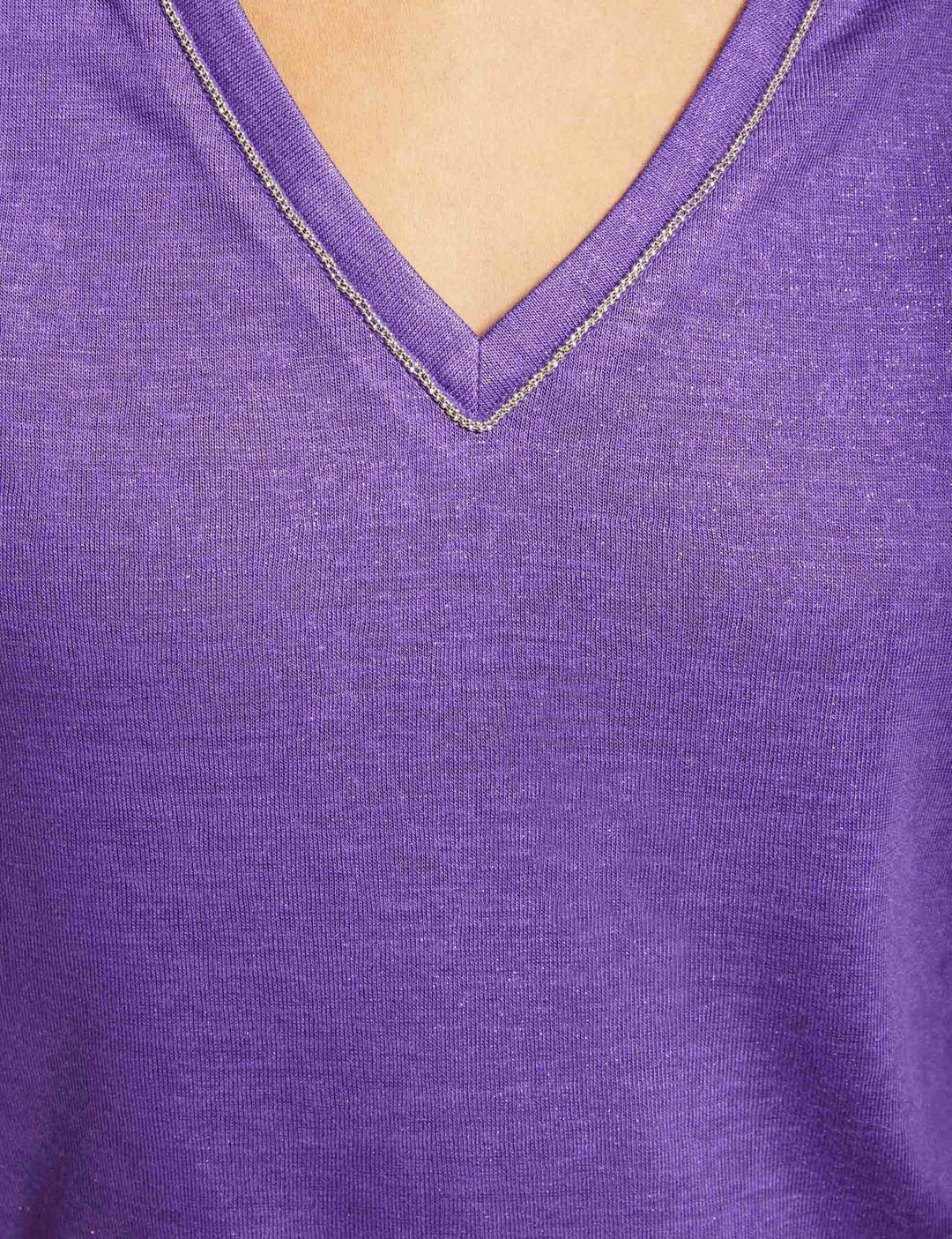 T-shirt manches courtes à  col en V