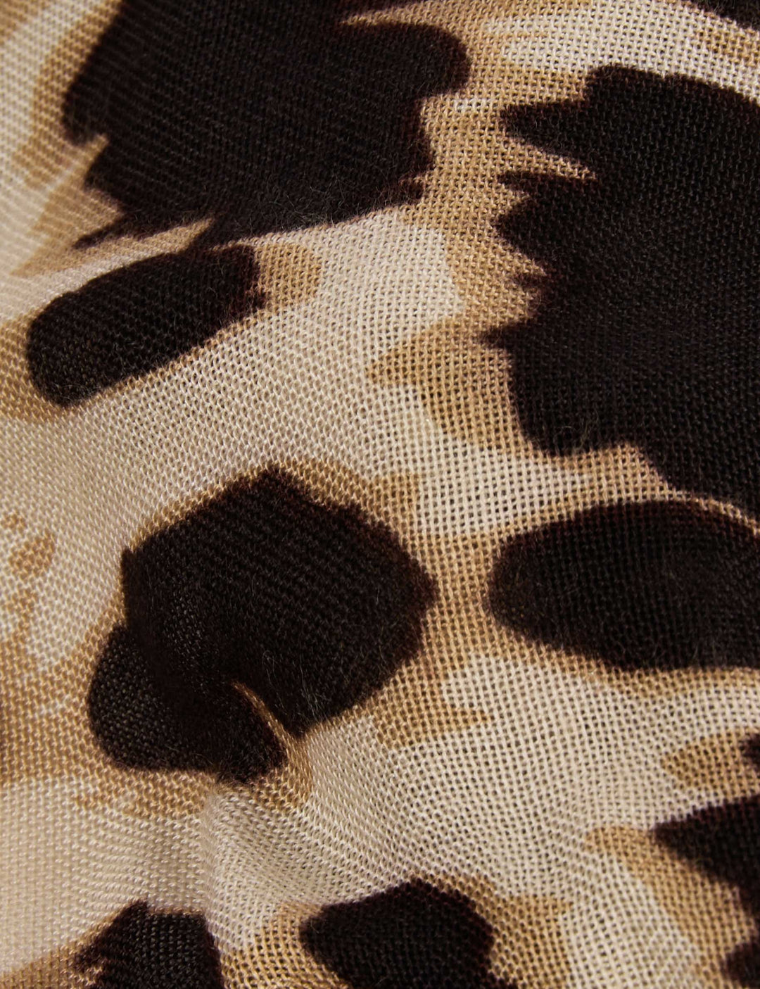 Foulard imprimé léopard