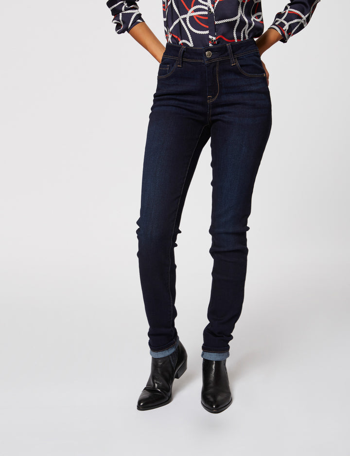 Jeans slim taille standard à  poches