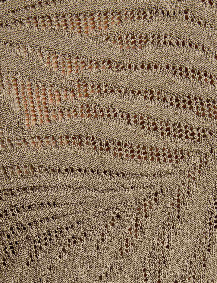 Pull manches courtes ajouré