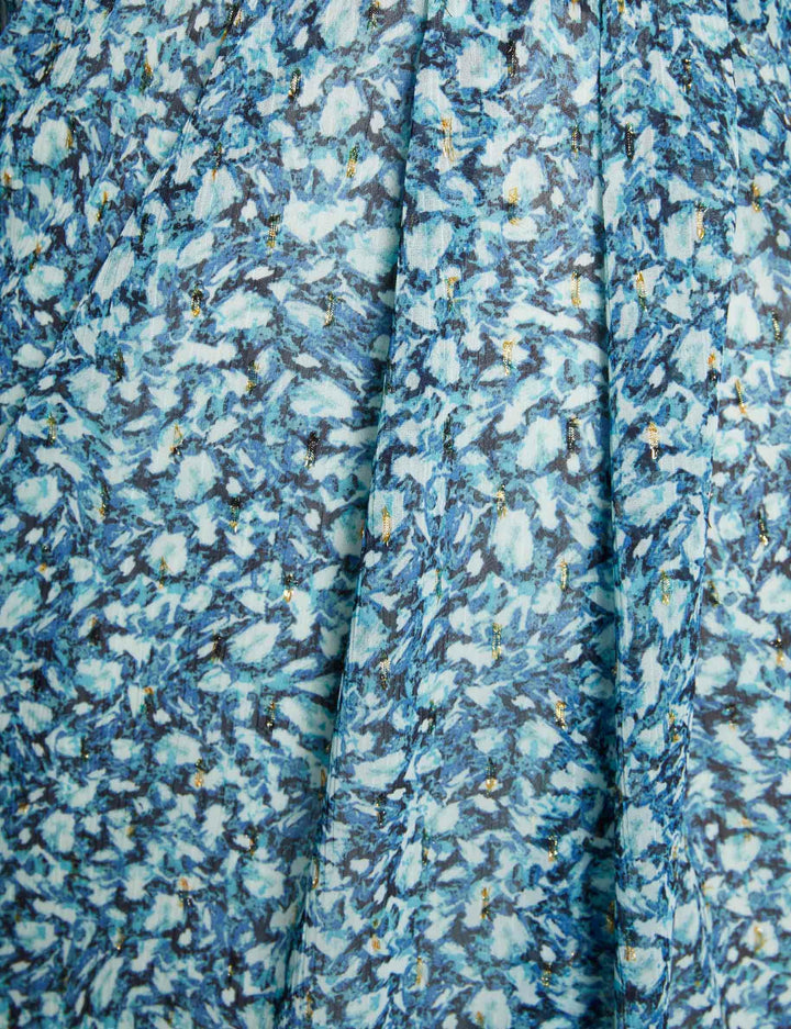 Robe courte imprimé abstrait