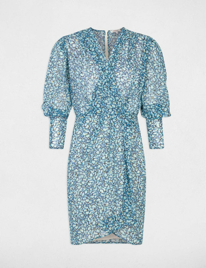 Robe courte imprimé abstrait