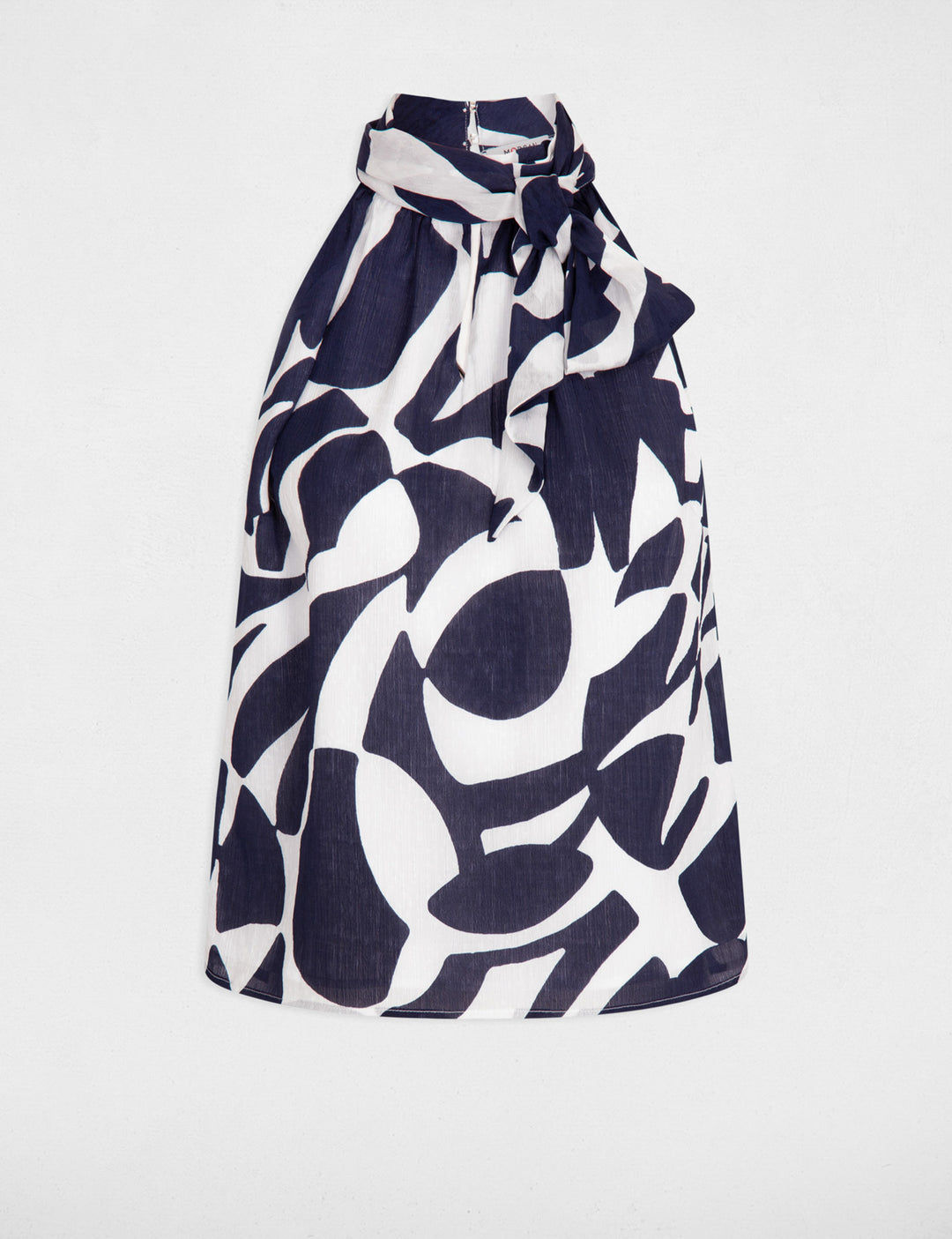 Blouse sans manches imprimée