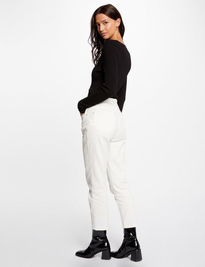 Pull manches longues avec boutons