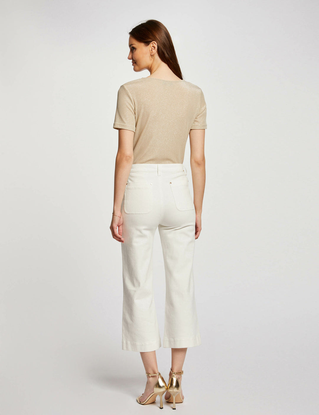 T-shirt manches courtes avec col en V