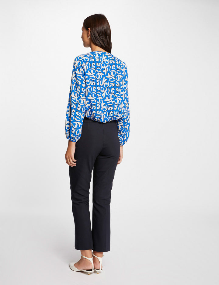 Pantalon flare à  boutons