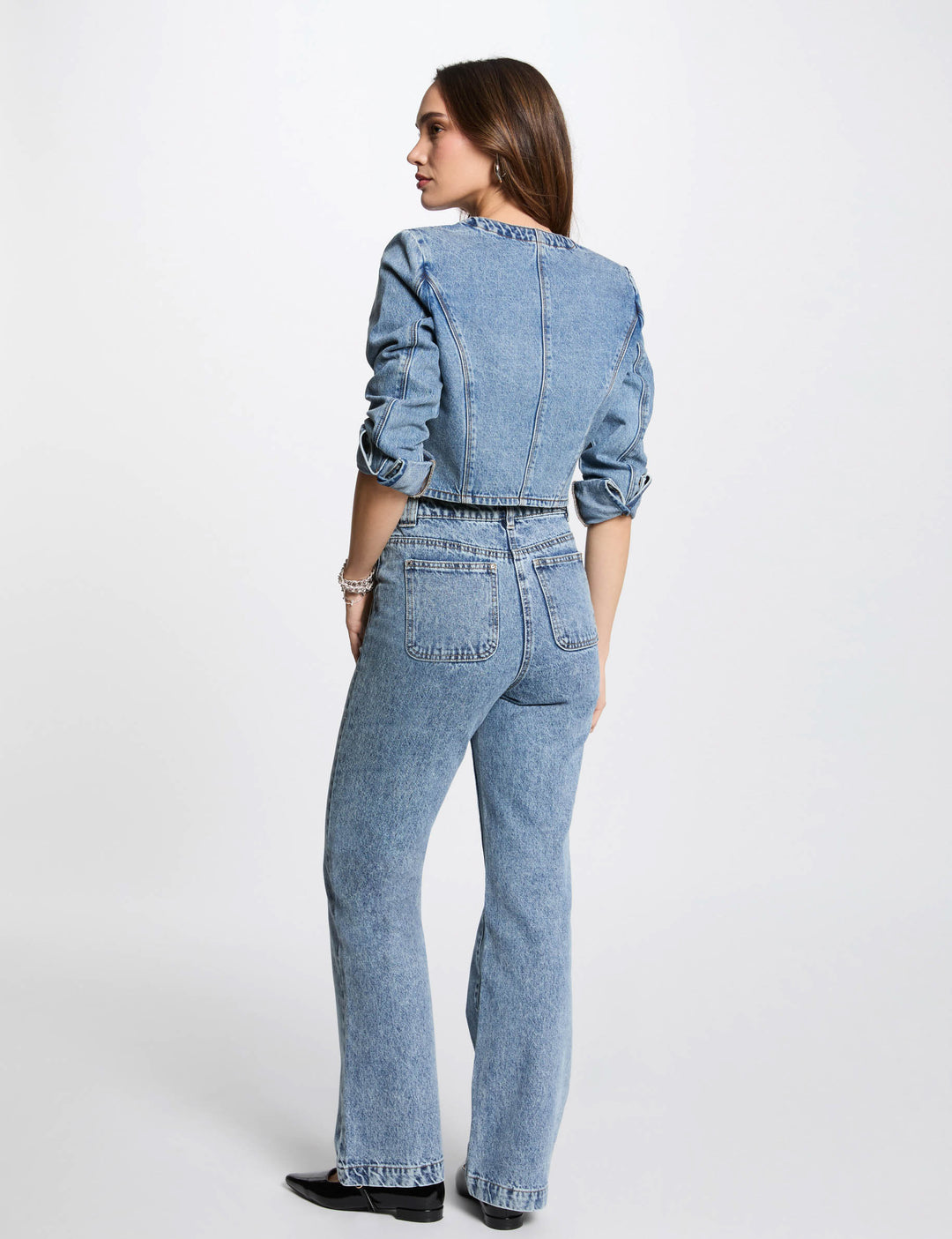 Veste courte en jean
