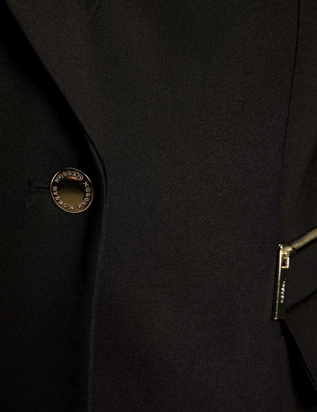 Veste cintrée détails zippés