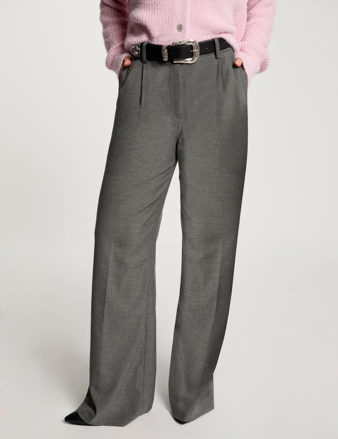 Pantalon large à  pinces